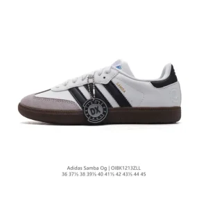 Adidas Samba Og Shoes Classic Leather Sneakers White T-Toe