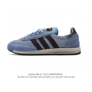 Adidas SL76 x Wales Bonner Low Top Sneakers Sky Blue
