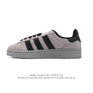 Adidas Campus 00S Unisex Retro Bread Shoe in White Black