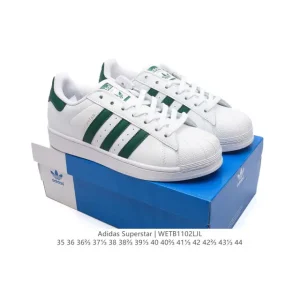 Adidas Superstar 82 Classic Shell Toe Leather Sneakers