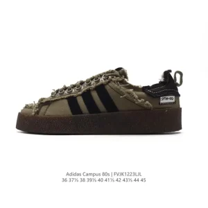 Adidas Sftm-002 Campus Sesame Canvas Low Top Sneakers