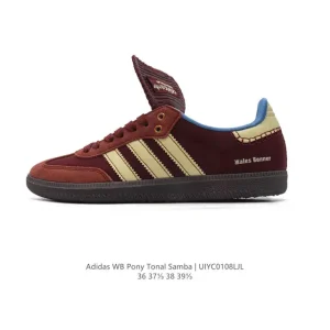 Wales Bonner x Adidas 2024 Autumn Winter Collaboration Classic Retro Low Top Sneaker