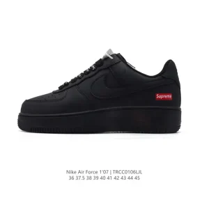 Nike Air Force 1 '07 Low White Leather Casual Sneakers for Men and Women