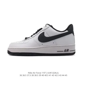 Nike Air Force 1 '07 Low White Leather Sneakers