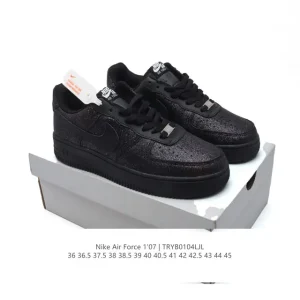 Nike Air Force 1 '07 Low White Leather Casual Sneakers