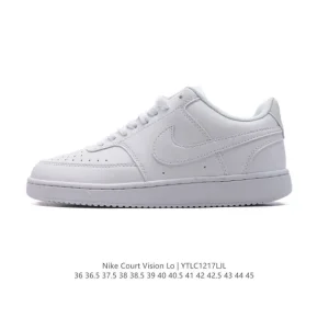Nike Court Vision Low Vintage Leather Basketball Shoes for Men and Women
