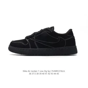 Jordan Air 1 Low OG SP Military Blue Reverse Swoosh Sneakers