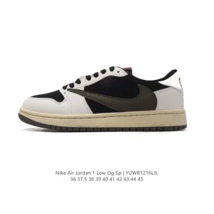 Jordan Air 1 Low OG SP Military Blue Reverse Swoosh Sneakers