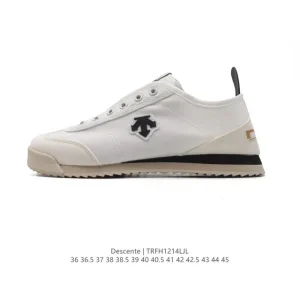 Descente Chron Retro Sports Casual Leather Shoes for Men and Women