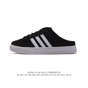 Adidas VS Set Mule Classic Canvas Slip-On Shoe
