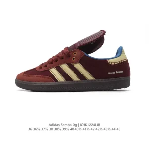Wales Bonner x Adidas Classic Retro Low-Top Sneakers with Leather Tongue