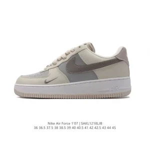Nike Air Force 1 Low FB8483 White Leather Casual Sneakers for Men and Women