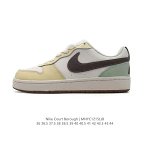 Nike Court Borough Low 2 GS Little Air Force Low Top Casual Sneakers for Boys and Girls