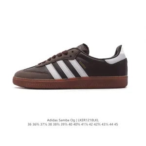 Adidas Originals Samba Og Shoes Classic Leather Sneakers T-Toe Design