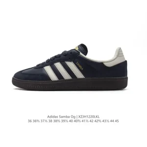 Adidas Originals Samba OG Shoes Classic Leather Sneakers White Gum Sole