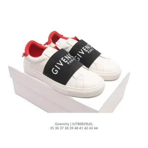 Givenchy Urban Street Leather Sneakers Fashion Casual White Leather Lace-Up Shoes