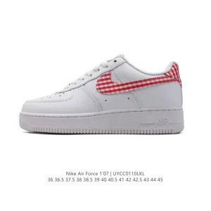 Nike Air Force 1 Low White Leather Casual Sneakers for Men and Women