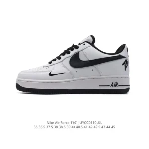 Nike Air Force 1 Low White Leather Sneakers for Men and Women