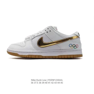 Nike Dunk Low Olympic Unisex Retro Skateboard Shoes