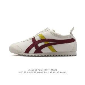 ASICS Onitsuka Tiger Mexico 66 Paraty Unisex Canvas Slip-On Sneakers