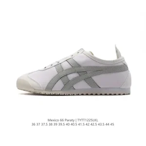 ASICS Onitsuka Tiger Mexico 66 Paraty Classic Canvas Sneakers for Men and Women