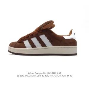 Adidas Campus 00S Bread Retro Leather Sneakers for Men and Women