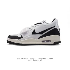 Jordan Legacy 312 Low Men's Basketball Shoes Black White