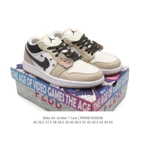 Jordan AJ1 Low Deconstructed Bandage Double Laces Sneaker
