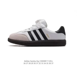 Adidas Samba OG Shoes Classic Leather T-Toe Sneakers for Kids