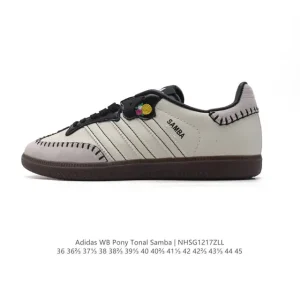 Adidas Wb Pony Tonal Samba Sneakers Classic Three Stripes Retro Style