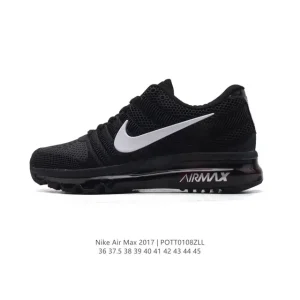 Nike Air Max 2017 Men's and Women's Running Shoes with Full-Length Air Cushion