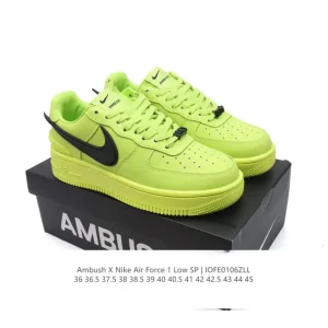Nike Air Force 1 Low Ambush Collaboration Leather Sneaker