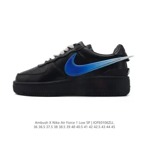Nike Air Force 1 Low Ambush Collaboration Leather Sneakers