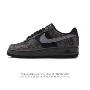 Nike Air Force 1 Low White Leather Casual Sneakers HF2898