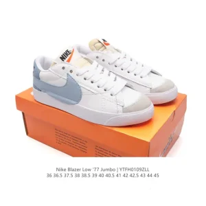 Nike Blazer Low Jumbo Vintage Street Sneakers for Men and Women