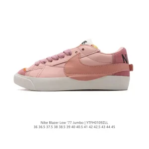Nike Blazer Low '77 Jumbo Men's and Women's Skateboard Shoes with Oversized Swoosh and Wide Laces