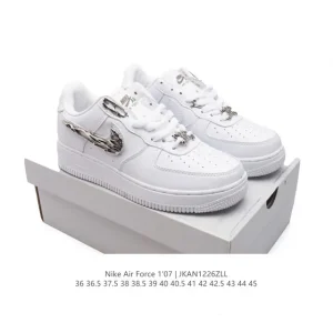 Nike Air Force 1 Low FV3616-101 White Leather Casual Sneakers