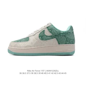 Nike Air Force 1 Low White Leather Casual Sneakers for Men and Women