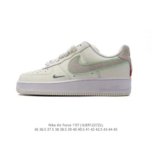 Nike Air Force 1 Low White Leather Sneakers for Men and Women