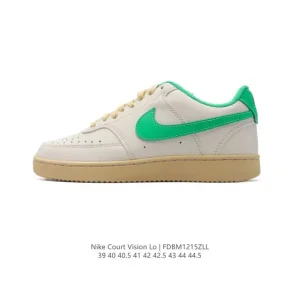 Nike Court Vision Lo Vintage Leather Basketball Sneakers for Men