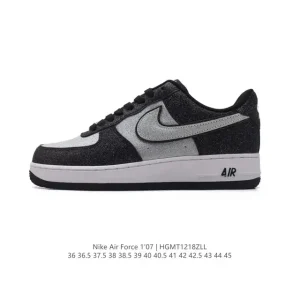 Nike Air Force 1 '07 Low White Leather Sneakers