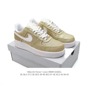 Nike Air Force 1 '07 Low White Sneakers with Air Cushion