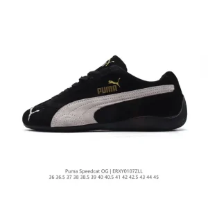 Puma Speedcat OG Racing Shoes Retro Vintage Suede Low Cut Thin Sole