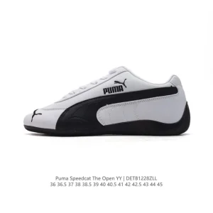 PUMA Speedcat Open Yy Collaboration Pink Brown Suede Sneakers