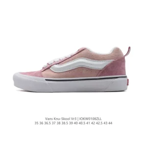 Vans Knu Skool VR3 LX Leather Chunky Retro Skate Shoes