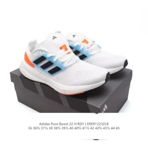 Adidas Pureboost 22 Running Shoes with Boost Cushioning and Breathable Mesh