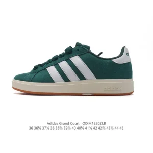 Adidas Neo Grand Court Lazy Egg Edition Low Top Sneakers for Men and Women