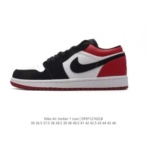 Jordan Air Jordan 1 Low Retro Basketball Shoes with Air Cushion and Wings Logo