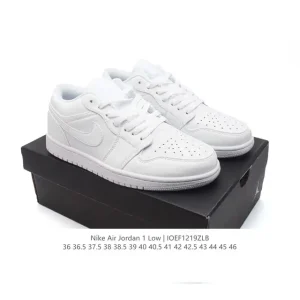 Jordan Air 1 Low Retro Basketball Shoes with Air Cushioning