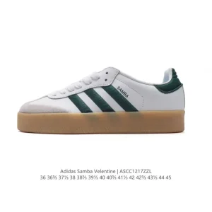 Adidas Samba Valentine Unisex Retro Leather Sneakers for Men and Women